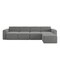 Flash Furniture Bridgetown Luxury Modular 5 Piece Sectional Sofa, Dark Gray IS-IT2231-5PCSEC-DKGRY-GG - alternate 3